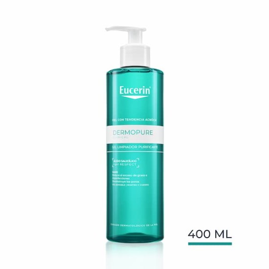 Eucerin DermoPure Oil Control Gel limpiador 400ml 1