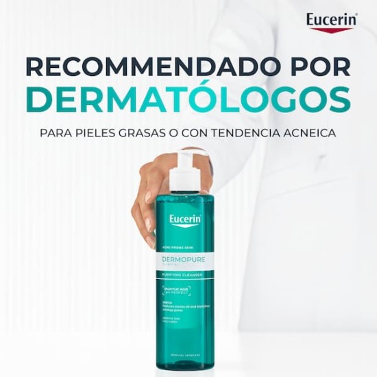 Eucerin DermoPure Oil Control Gel limpiador 400ml 8