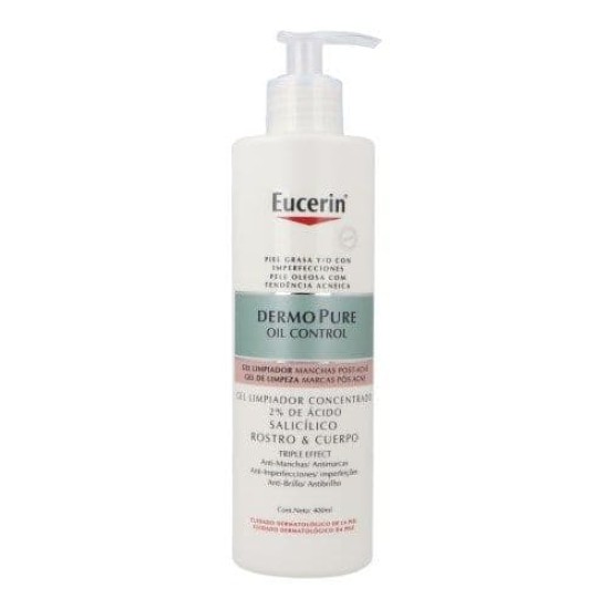 Eucerin DermoPure Oil Control Gel Limpiador Triple Efect 400Ml 0