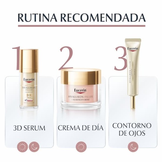 Eucerin Hyaluron Filler + Elasticity Rosé Crema Día SPF 30 50ml 6
