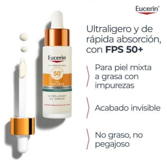 Eucerin Sérum Oil Control SPF50+ 30ml 3