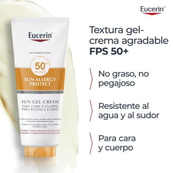 Eucerin Sun allergy protect sun gel-cream spf 50+ 200ml 4