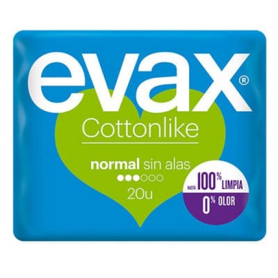 Evax Cottonlike Normal sin alas 20 und 0