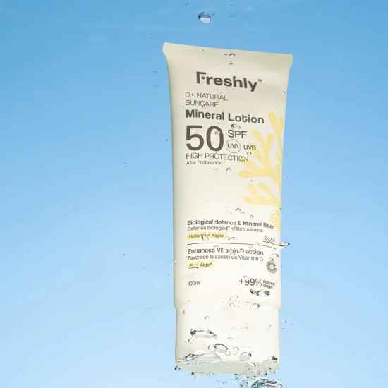 FRESHLY COSMETICS D+ Natural Suncare Mineral Lotion Spf50  100Ml 2