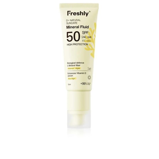 FRESHLY COSMETICS D+ Natural Suncare Mineral Fluid Spf50  50Ml 0