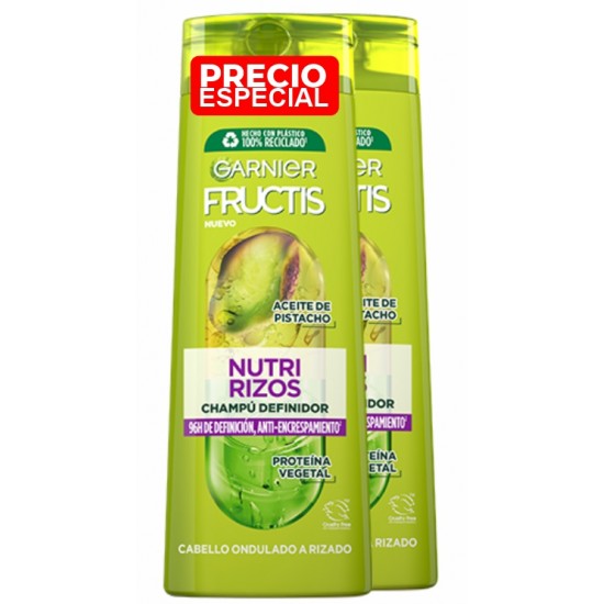 Fructis Champú Nutri Rizos Duplo 0