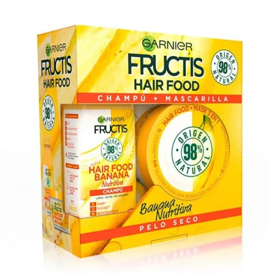 Fructis Hair Food Banana Pack Mascarilla + Champú 0