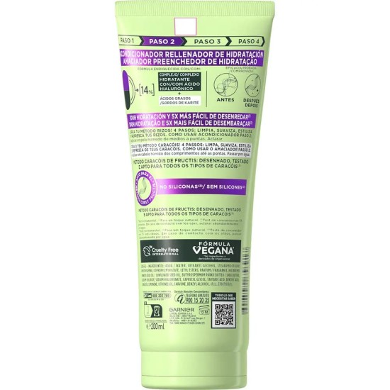 Fructis Método Rizos Acondicionador 200Ml 2