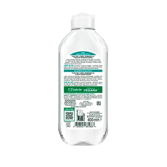 Garnier Agua Micelar Salicylic 400Ml 1