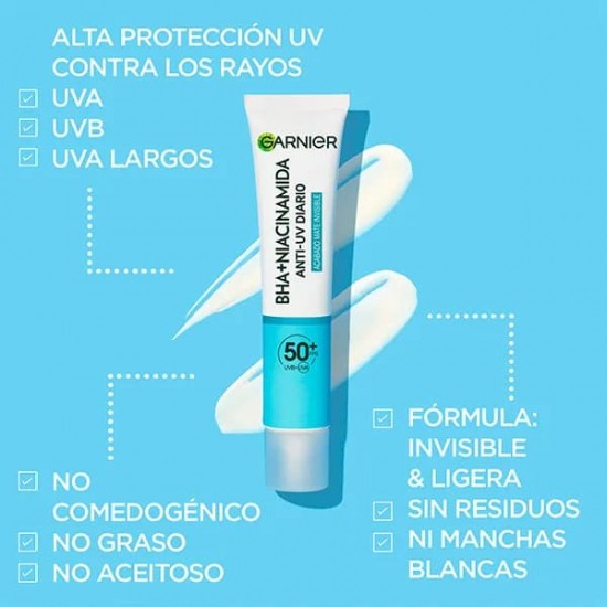 Garnier Bha + Niacinamida 40ml 4