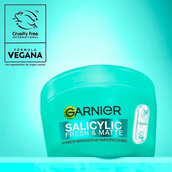 Garnier Crema Día Sorbet Salicylic Fresh Matte 85Ml 2