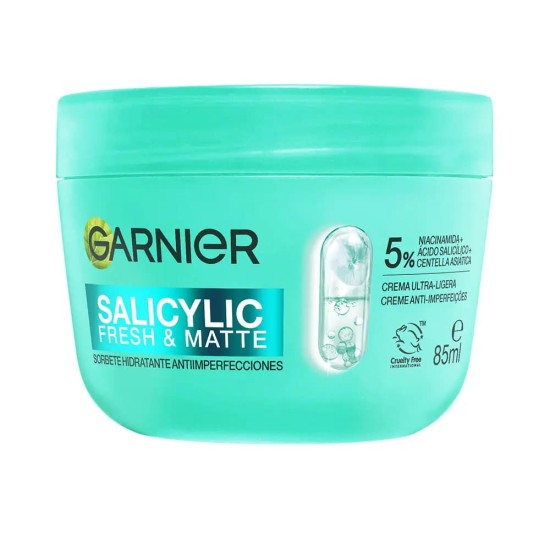 Garnier Crema Día Sorbet Salicylic Fresh Matte 85Ml 0