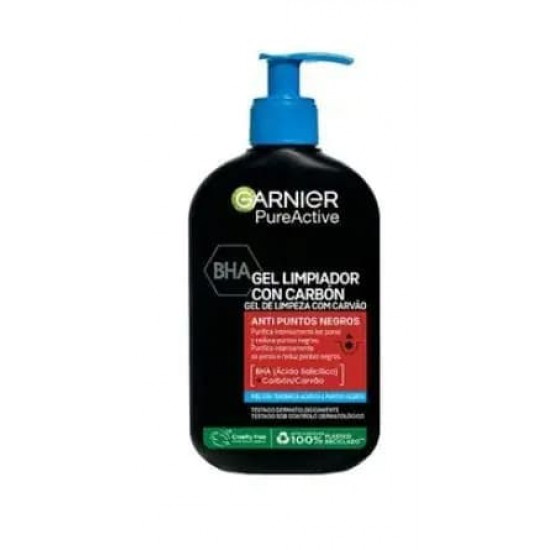 Garnier Gel Limpiador Con Carbón 250 ml 0