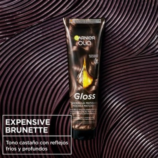Garnier Olia Gloss Mascarilla Expensive Brunette 150Ml 4