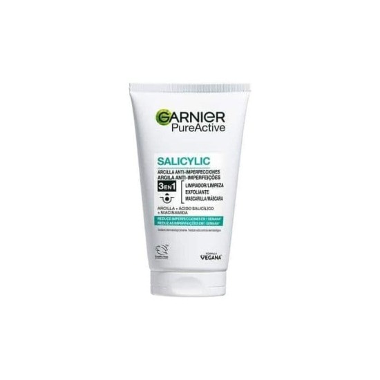 Garnier Pure-A Gel Limpiador Integral 3En1 150Ml 0