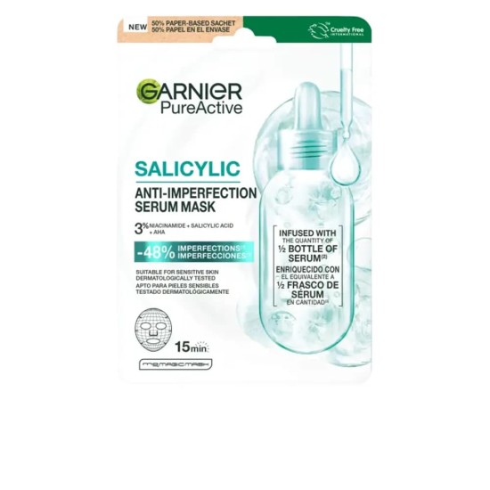 Garnier Pure Active Tissue Mask Salicylic 0