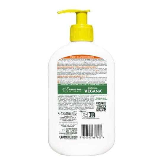 Garnier Skin Active Gel Limpiador Vit-C 250Ml 1