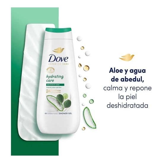 Gel de Baño Dove Hydrating Care Aloe Vera 400Ml 2