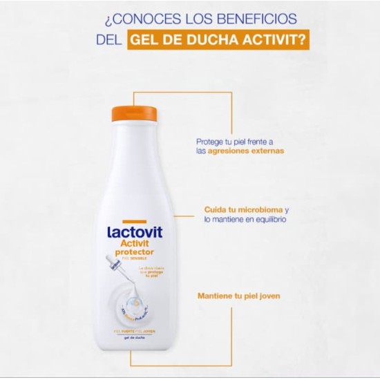 Gel De Baño Lactovit Activit 550 Ml 1