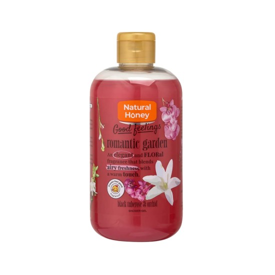 Gel De Baño Natural Honey Good Feelings Romantic Garden 500Ml 0