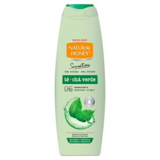 Gel De Baño Natural Honey Té Verde 650Ml 0