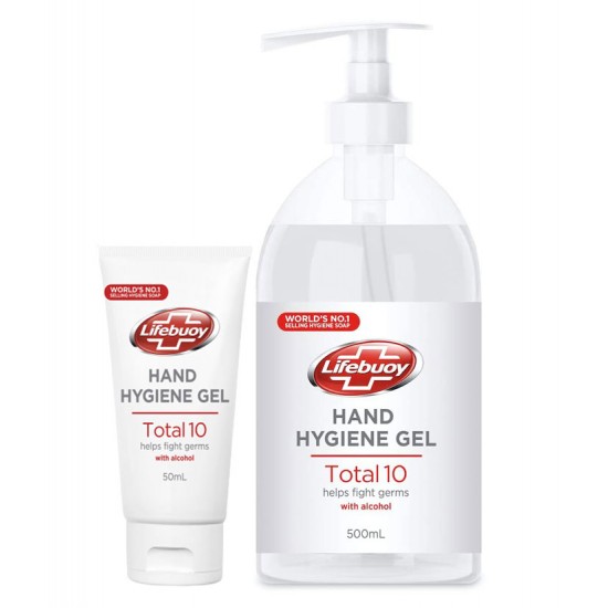 Gel Higienizante  Lifebuoy Total 10 500Ml + Tubo 50Ml 0