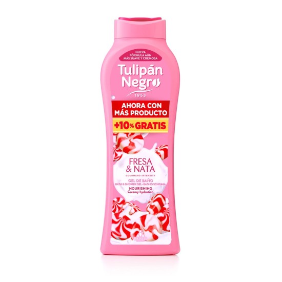 Gel Tulipán Negro Kiss Fresa Y Nata 650Ml 0