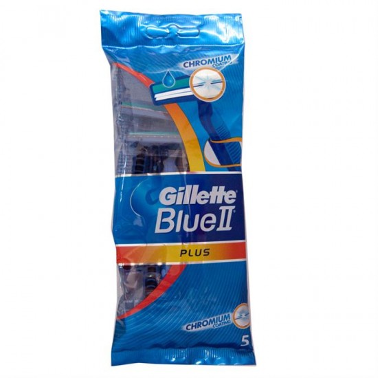 Gillette Blue Ii Plus Bolsa 5 Unidades 0