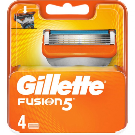 Gillette Fusion5 Recambio 4 Unidades 0