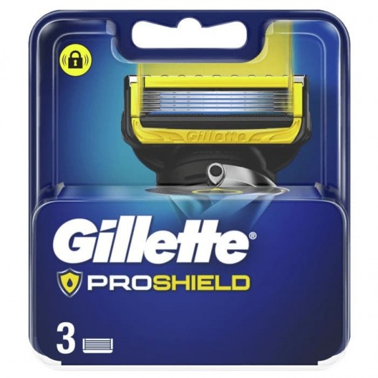 Gillette Fusion Recambio 3 Unidades Fusion Proshield 0