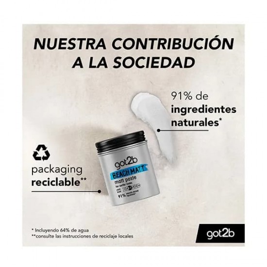 Got2b Cera Efecto Mate Beach Boy 100 Ml 4