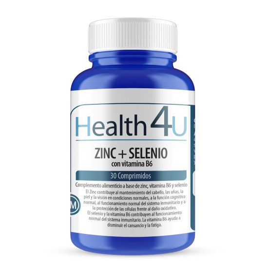 H4U Zinc + Selenio + Vit B6 30 Cápsulas 0