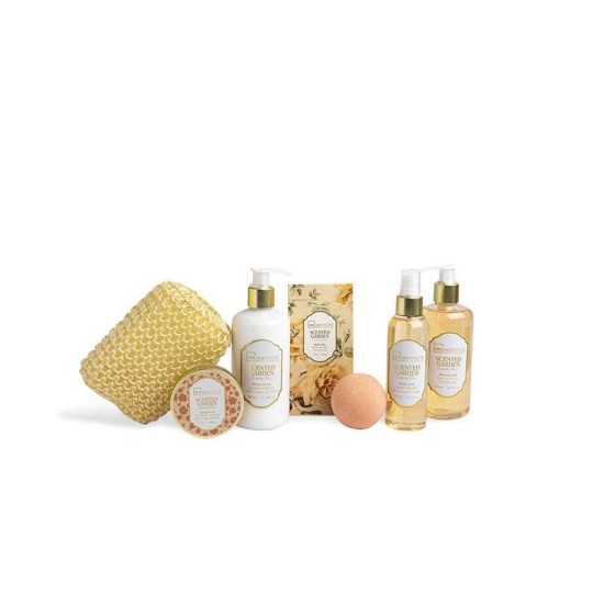 Idc Scented Garden Cesta de Baño 7 Piezas 1