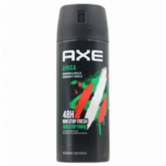 Axe Desodorante Spray 150 Ml Africa Non Stop Fresh 0