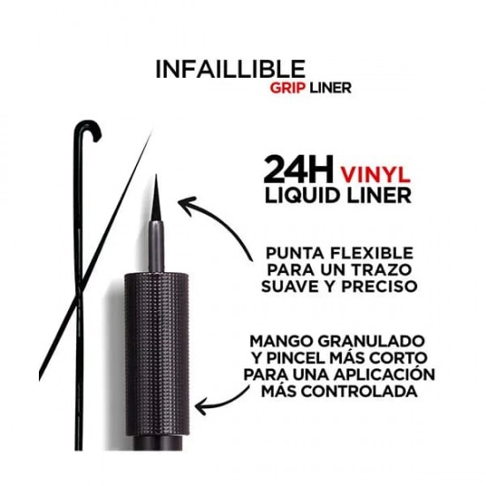 L\'Oreal Eyeliner Infalible Liquid Vinyl Grip Black 2