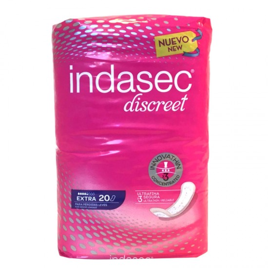 Indasec Discreet Extra 20Unds 0