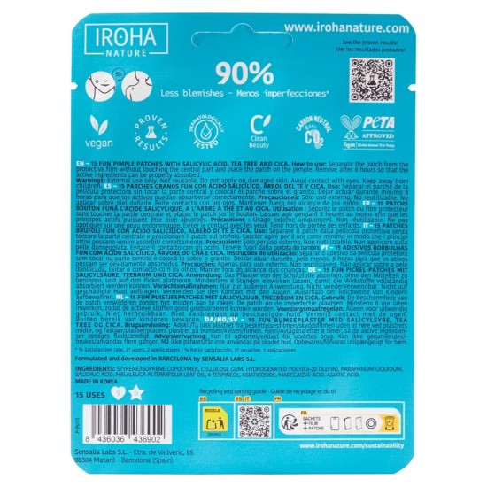 Iroha Nature Parches Granos Fun SOS 1
