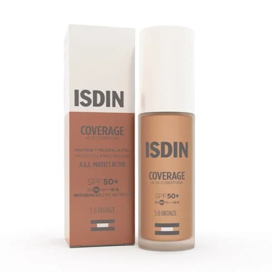 Isdin Coverage SPF50+ 5 Bronze 30Ml 0