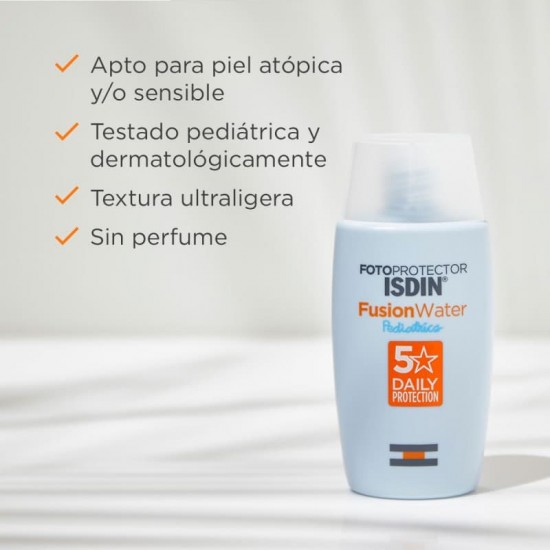 Isdin Fotoprotector Fusion Water Pediatrics Spf50  50 ml 1