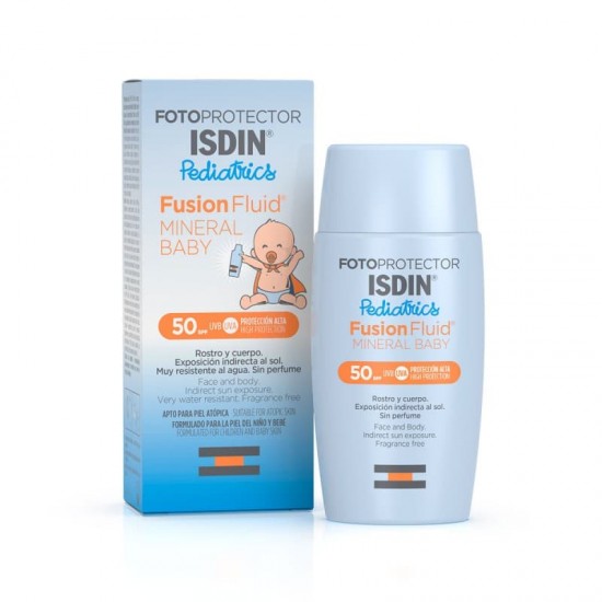 Isdin Pediatrics Fusion Fluid Mineral Baby Spf50  50Ml 0