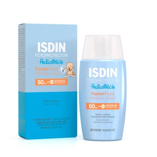 Isdin Pediatrics Fusion Fluid Mineral Baby Spf50  50Ml 0