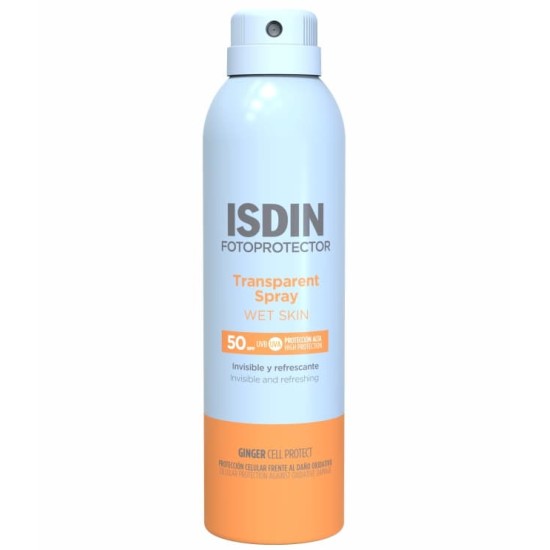 Isdin Transparent Spray Wet Skin Spf50 250 ml 0