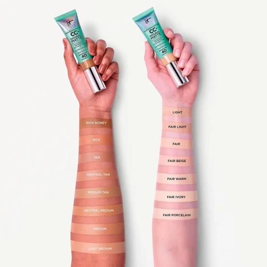 It Cosmetics CC+ Natural Matte SPF40 Fair Light 2