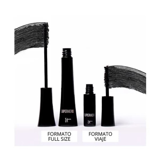 It Cosmetics Máscara de Pestañas Superhero Black 6