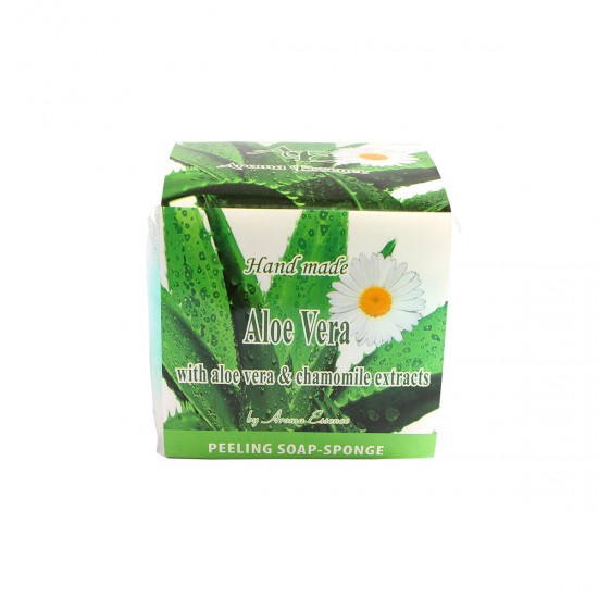Jabón Peeling Aroma Essence Aloe Vera 65G 0