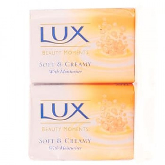 Jabón Pastilla Lux Soft Creamy 2X1 125G+125G 0