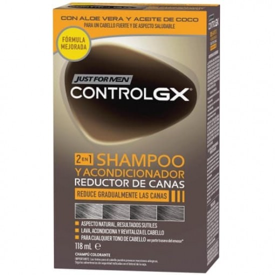 Just For Men Controlgx Reductor Canas Champú Y Acondionador 118Ml 0