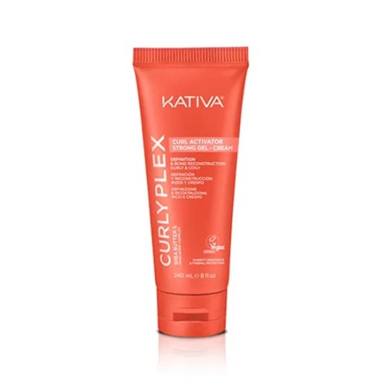 Kativa Curly Plex Curl Activator Cream Strong 240Ml 0