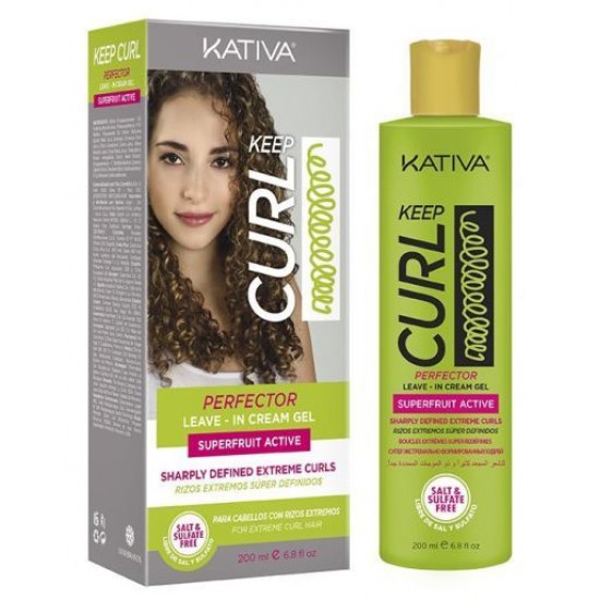 Kativa Keep Curl Perfector Leave Cream 200Ml 0