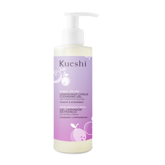 Kueshi gel limpiador facial pomelo 200ml 0